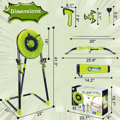 Axe Throwing Game for Backyard – Outdoor Games for Kids Adults Family – Bristle