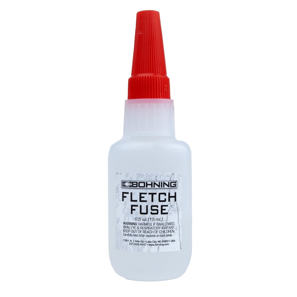 Bohning Fletch Fuse Instant Glue 1/2 oz Clear Adhesive for Archery