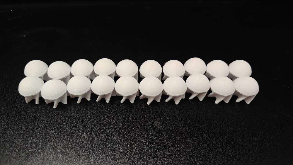 Finned First-Strike Compatible .68 3D Printed Paintball Rounds (Set of 20)