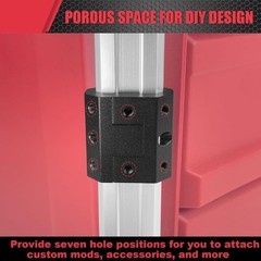 Hand Tool Holder Aluminum Rail Clip for Power Tool Packouts, Rail Mount Adapter