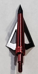 6PCS Hunting Broadheads 125 Grain Stainless Steel 3-Blade Integral Forming Tips