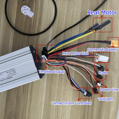 LIVIAE Liya 72V 45A 50A 60V 35A 48V 52V 30A Electric Scooter Controller Throttle