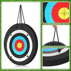 Gemscream 20″ Foam Archery Target Block for Backyard, 20 Inch, black
