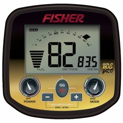 Fisher Gold Bug Pro Metal Detector – 5″ & 10″ Coil Pack + 5-Year Warranty