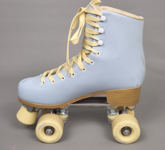 Impala Sidewalk Womens Size 10 Quad Roller Skates Sky Baby Blue and Yellow