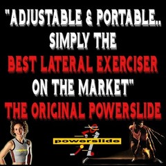 8′ Powerslide Slide Board lateral exercise trainer with booties*SPECIFY SZ* USA*
