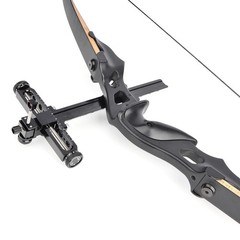T Shape Recurve Bow Sight 1 Pin Adjustable Aluminum Archery Hunt Practice Target