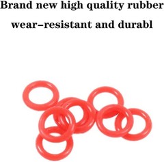 Archery Anti-Skid Arrow Broadhead O-Rings – 100 pcs 1/4 Inch Arrow Tip Rubber