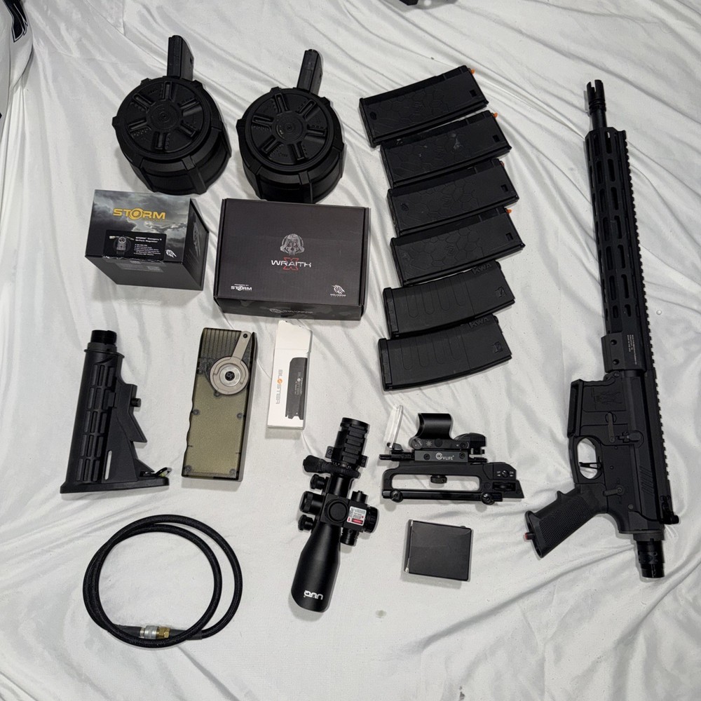 Wolverine MTW Billet Series, 14” HPA M4, Inferno Gen 2 with Wraith X MANY EXTRAS