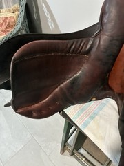 Beautiful imported Stubben Lohengrin cross-country/jumping saddle — 17.5