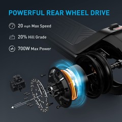 NIU Electric Scooter for Adults – 700W Max Power, 31 Miles Range in Rose Gold