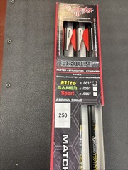 Victory Archery RIP Elite Fletched Arrows 250 Spine .204 Diameter with Inserts
