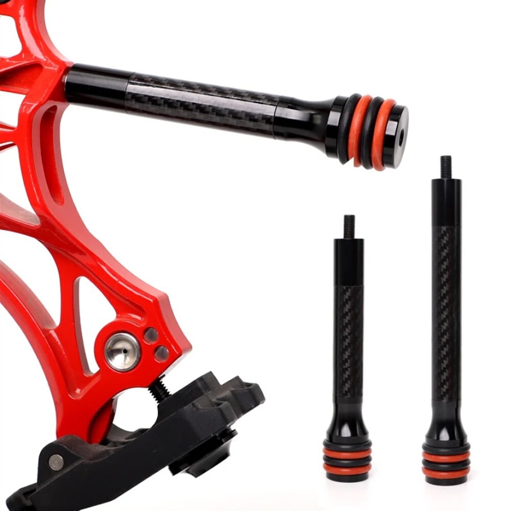Carbon Fiber Balance Bar 6″ 8″ Stabilizer Archery Compound Bow Hunting Dampener