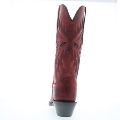 Jama Old West Western Boot LF1544 Womens Red Leather Cowboy Western Boots
