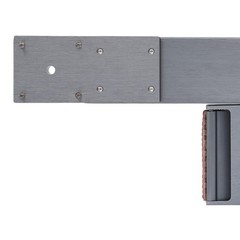 9.44*35.43in Silver& Grey Aluminum Alloy& Rubber Running Track Blocks