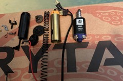 Krytac Motor and Gearbox Internals From MK2 Enhanced Krytac AEG