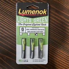 Lumenok X lighted Arrow Nock .204″ ID Green 3-Pack #X3G