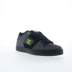 DC Pure DC01782028-GRYBLK Mens Gray Leather Skate Inspired Sneakers Shoes