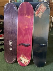 3 Skateboard Deck Lot Muska Paul Rodriguez Girl