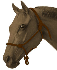 Horse Rope Halter With 7 Ft Lead Rope, Handmade Horse Halter, Free Shipping