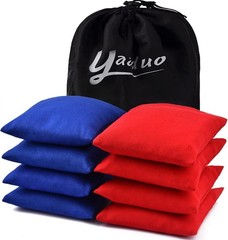 Set of Regulation Cornhole Bags Double Sided, Weather Resistant Bean Bags for…
