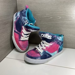 Osiris Tie Dye High Top Sneakers Shoes Men’s US Size 6 Hipster High RARE HTF