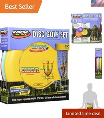 Set – Driver, Mid-Range & Putter, Comfortable DX Plastic, Colors May Vary 3 Pack