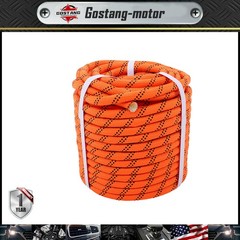 5174 Pounds Orange Black 1/2 in X120′ 48 Stranded Braided Rope Breaking Strength