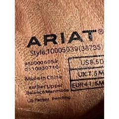 Ariat Men’s Boots Size 8.5 Leather Tennessee UT Vols Boots Size 8.5 D