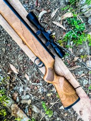Hunting Air Pellet Rifle Gun 1000/800 FPS Auto Double Safety Break Barrel Wood