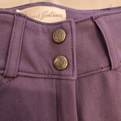NWOT Tailored Sportsman Women’s Breeches Front Zip Size 24R