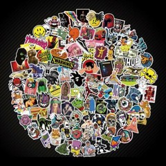 300 Random Skateboard Stickers Bomb Vinyl Laptop Luggage Decals Dope Sticker