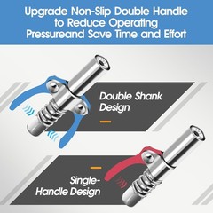 Efficient Lock N Lube Grease Coupler – Quick Lock Release, 12K PSI Durability