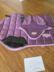 LeMieux Mallow Loire Large Saddle Pad & Bonnet Set New With Tags