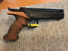 CHIAPPA 6004 FAS TARGET AIR PISTOL, .177 CALIBER, AMBI GRIPS