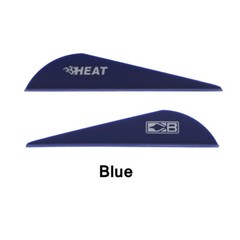 Heat Vane 50pk Bohning Arrow Fletching Mix Red Blue White Green Yellow Orange ++