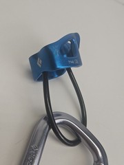 Black Diamond Belay and Black Diamond Locking Carabiner Rock Climbing Gear