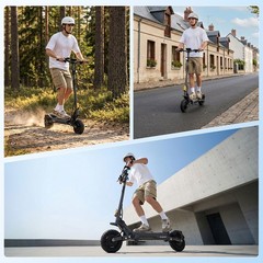 Ausom Gosoul 2 Pro Electric Scooter Adult 2*1400W Motor,56mi Max Range E-Scooter