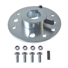 Sprocket Brake Mini Hub 1″ Bore 1/4″ Keyway With Hardware for Go-Kart Mini Bike