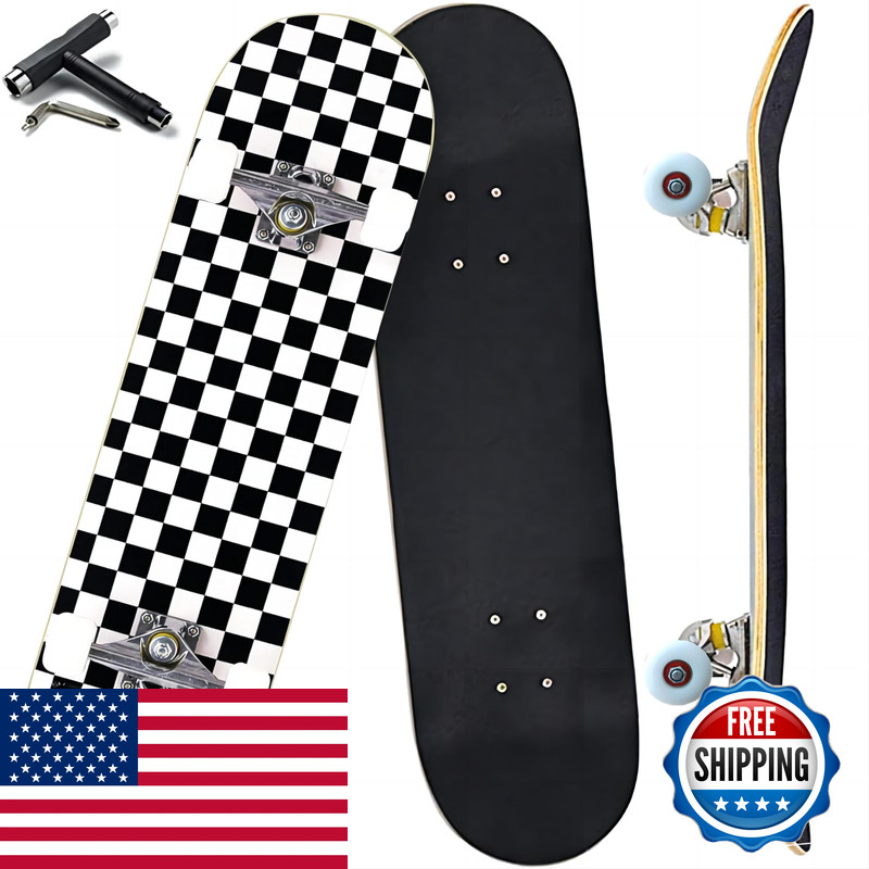 Anyfun Pro Complete Skateboards For Beginners Girls Boys Kids Youths Teens