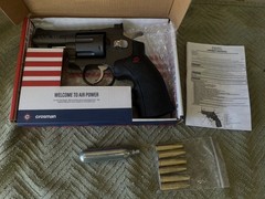 Crosman SNR357 CO2 Dual Ammo Full Metal Air Gun Pistol Revolver – BB & Pellet