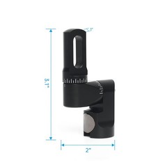 Single Side Adjustable V-Bar Mount Bow Stabilizer Quick Disconnect Rod for Compo