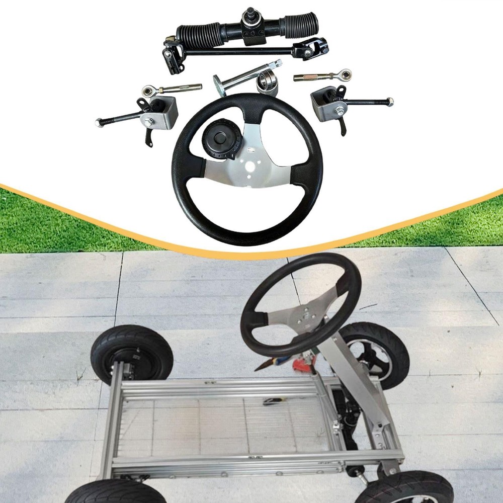300mm Steering Wheel Steel Kit Replacement Wear Resistant Easy to Install