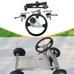 300mm Steering Wheel Steel Kit Replacement Wear Resistant Easy to Install