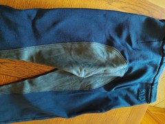 Breeches Full Seat Schumacher Ladies Sz 44 Horse Made in W Germany Navy GL
