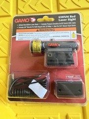 GAMO,650NM, Airgun Laser Sight, Brilliant Red, Mounts, Pressure Sensitive Switch