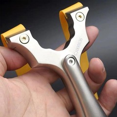 Stainless Steel Slingshot Suitable for Outdoor Sports Durable and Easy to Grip