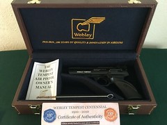 Limited Edition Webley & Scott Tempest Centennial Air Gun Pistol .22 – Scarce