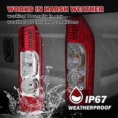 Rear Tail Light Assembly For Dodge RAM Promaster 1500 2500 Right Passenger Side