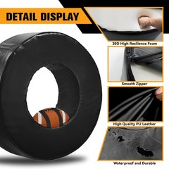 42″ Football Tackle Wheel High-Density Sponge Tackling Ring with Waterproof PU L